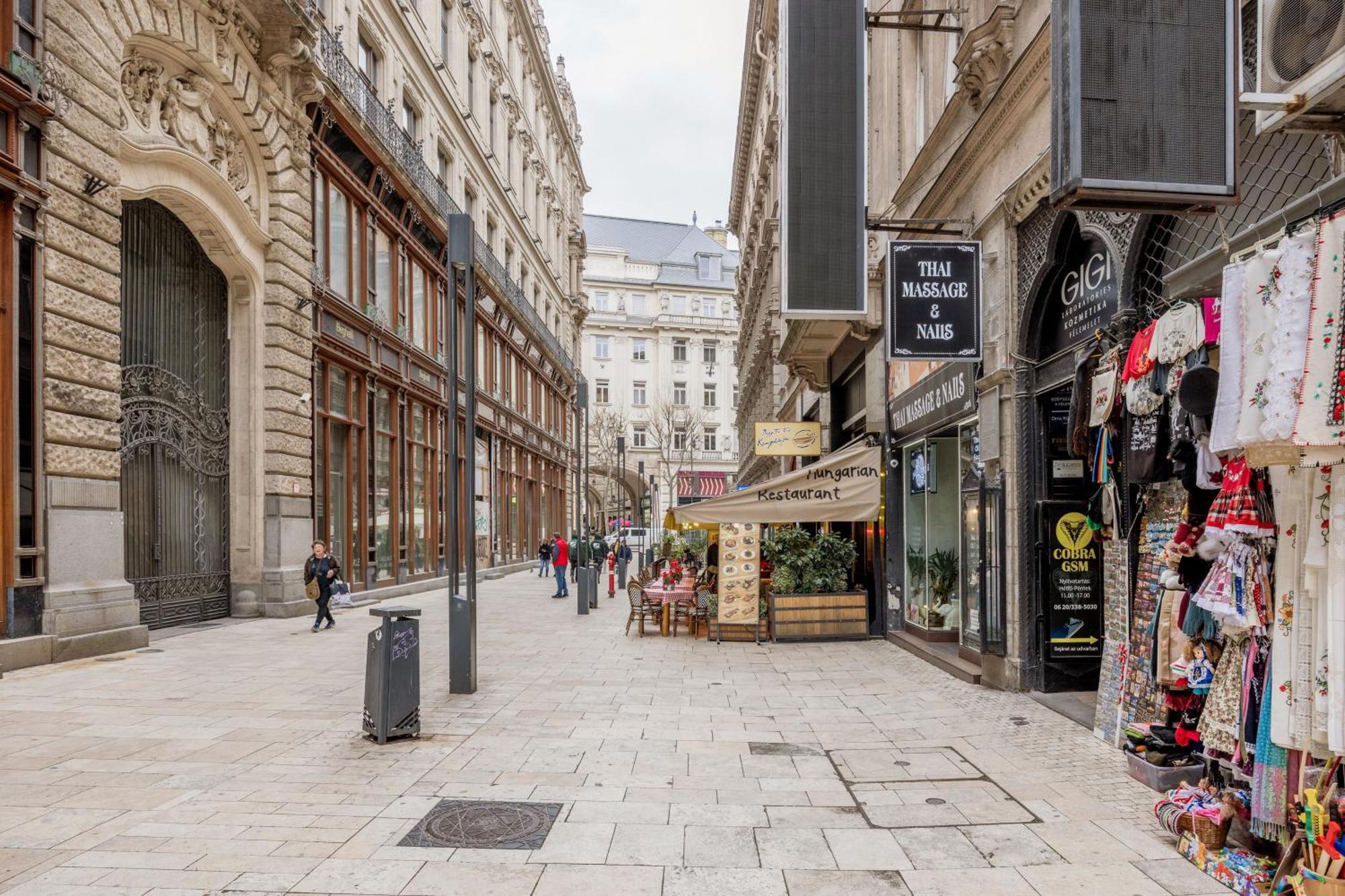 Urban Tranquillity By The Main Shopping Street Apartment Budapest Luaran gambar